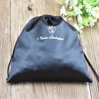 China New Products Recyclable Low Price Promotional Printing Wholesale Satin Shoe Bag for sale