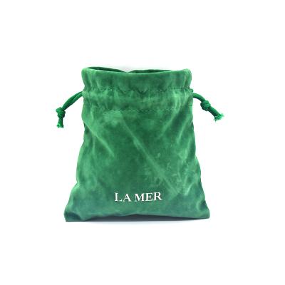 China Used for cosmetic jewelry gift hair extension packaging and so on custom suede drawstring bag with polyester lining for cosmetic packaging for sale