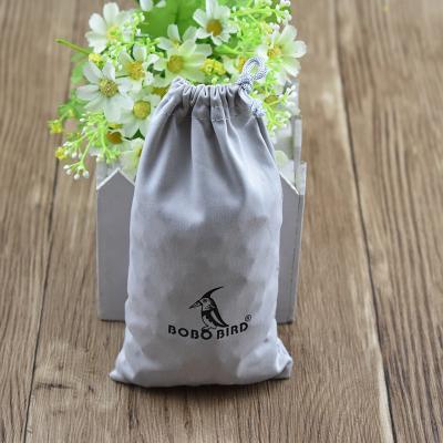 China Used For Cosmetic Jewelry Gift Hair Extension Packing And So On Promotional Hot Stamping Custom Logo Sunglasses Glasses Bags Black Microfiber Pouch for sale