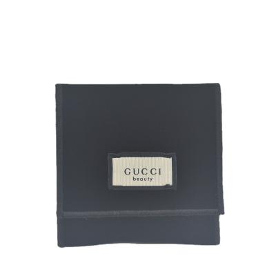 China Used For Cosmetic Jewelry Gift Hair Extension Packaging And So On Custom Luxury Earring Pouch Bags Black Velvet Jewelry Flap Pouch for sale