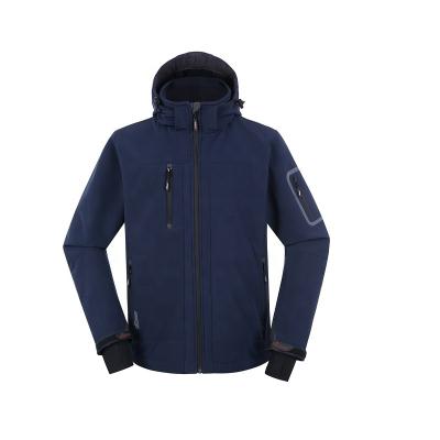 China Custom Made Winter Waterproof Mens CustomSoftshell Outdoor Jacket With Logo Print for sale