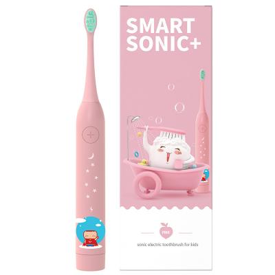 China New Household Sonic Electric Toothbrush With Wireless Kids Charging Led Light Remind for sale