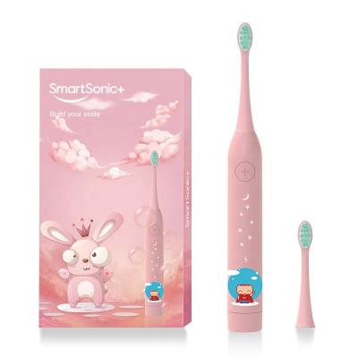 China Household Sonic Electric Toothbrush Soft Dupont Rechargeable Stiffens Electric Brush IPX7 For Kids Children for sale