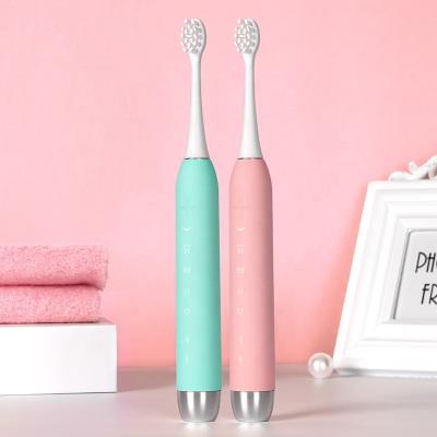 China Household IPX7 Waterproof Portable Sonic Wireless Automatic Rechargeable Electric Toothbrush for sale