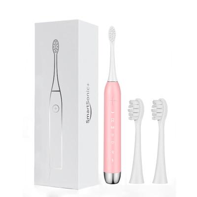 China Household Electric Sonic Toothbrush Cordless Smart USB Rechargeable Inductive Food Grade for sale