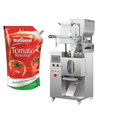 China Food Doypack Spout Jelly Liquid Packing Machine Fully Automatic Tomato Sauce Sachet Packaging Machine for sale