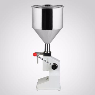 China Manual Food Bottle Filling Machine 5-50ml Stainless Steel Liquid Filling Machine For Cream Shampoo Cosmetic Bottler Filler for sale