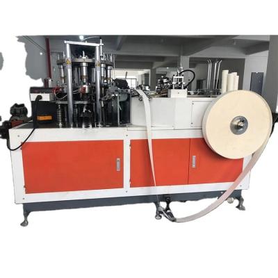 China 2021 new style one time ultrasonic double wall paper cup machine for sale