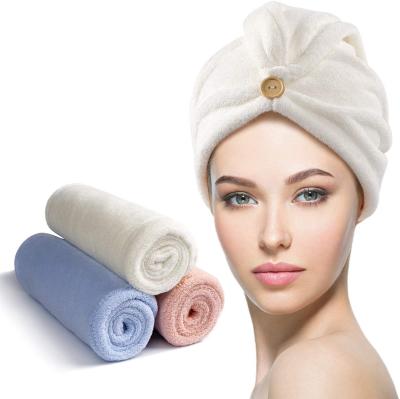 China QUICK DRY Microfiber Magic Microfiber Hair Dryer Towel Quick Drying Towel Hair Dryer Towel Hat Wrap For Hair for sale