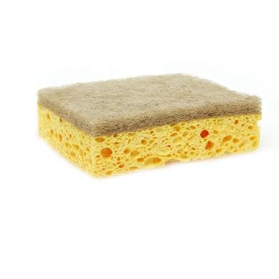 China Viable Biodegradable Absorbent Natural Kitchen Dish Cleaning Use Cellulose Cleaning Sponge for sale