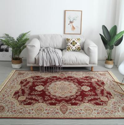 China Diamond washable gold velvet rug living room Persian rug non-slip, durable and easy to clean 2021 Amazon hot sale for sale