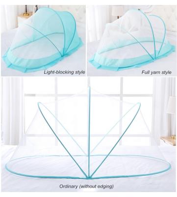 China Foldable Round Baby Princess Bed Crib Mosquito Net Foldable Portable Baby Canopy Mosquito Net Boy Girl for sale