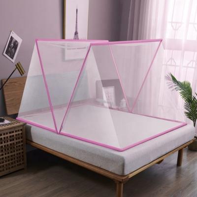 China Folded 2022 Free Installation Global Hot Selling Portable Folding Mosquito Nets Children Adult Mosquito Nets for sale