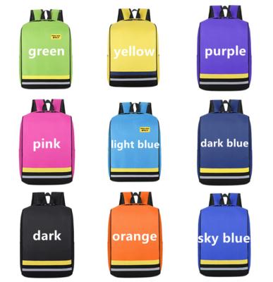 China Waterproof school bags for kids backpack with fashion safe and large capacity mochilas escolares reflective brand for OEM custom for sale