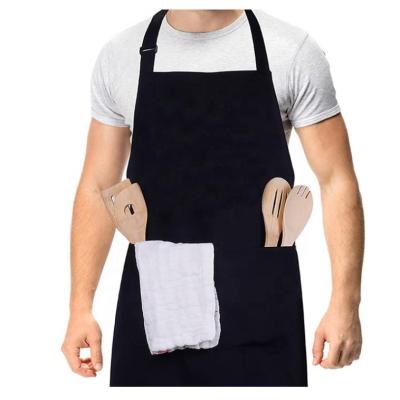 China Custom Logo Kitchen Apron Durable With Household Fashion Thickening Pocket Anti-Clogging And Oil-Proof Cooking Or Men's Size Coveralls for sale