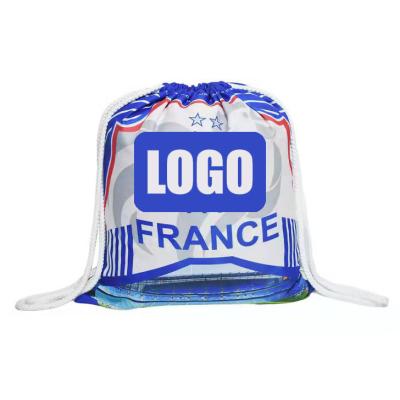 China 2022 Team Germany Brazil Team France Team TOURISTA World Cup Waterproof Drawstring Bag for sale