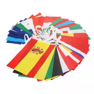 China Health Care Institutes TOURISTA Qatar 2022 World Cup Flags Manufacturers Customize Party Atmosphere Flags. for sale