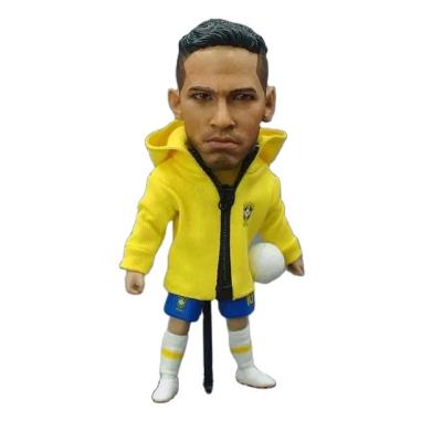 China Decoration TOURISTA Qatar 1/6 Main World Cup Report Neymar Football Action Number PVC 2022 For Decor for sale