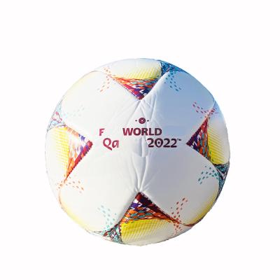 China 2022 TOURISTA PU world cup style soccer ball size 5 men's team leather football soccer ball for sale