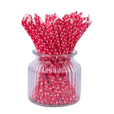 China CLASSIC boba disposable colorful paper straw for christmas decor biodegradable paper drinking paper straws for easter day decoration for sale