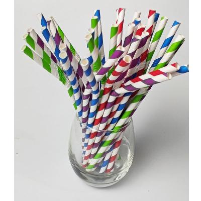 China CLASSIC Disposable Eco-Friendly Curvy Drinking Straws For Party Flexible Bendable Paper Straws For Party for sale