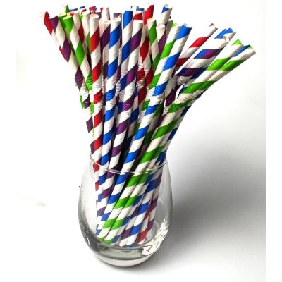 China CLASSIC 8mm Flexible Drinking Straws For Party 100% Biodegradable Paper Straws For Party Decoration for sale