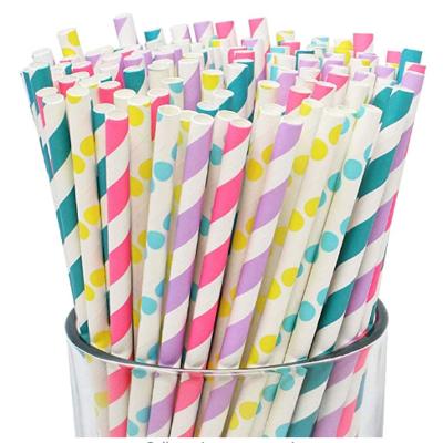 China CLASSIC Boba ECO Milktea Paper Drinking Straws Flexible Curvy Bubble Paper Straws Wholesale Biodegradable Drinking Straws for sale