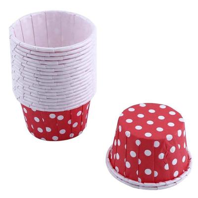 China Disposable paper cake cup waterproof cupcake liners cupcake liners food grade paper cup disposable paper cakecup for sale