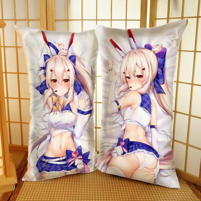 China Cute Azur Lane IJN Ayanami Dakimakura PORTABLE Cushion Cover Medium Size Customize Anime Bedroom 2way Fabric Pillow Case for sale