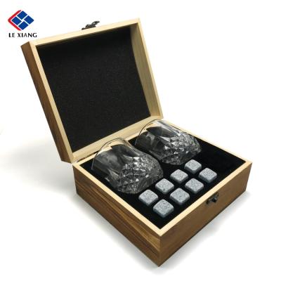 China 2021 New Product Bar Accessories Viable Type and Bar Accessories Type Diamond Shape Whiskey Stones Red Ice Stone for sale