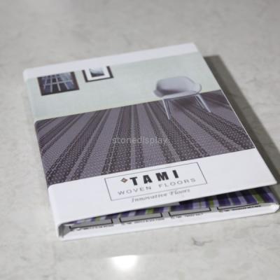 China Factory direct catalog book printing high quality display folder sample grass 2020 hardcover book sample glass binding for sale