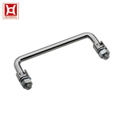 China Equipment Chrome Stamping Part Metal Hardware Stainless Steel Chest Handle Removable Folding Cabinet 304 Stainless Steel Door Pull Handle for sale