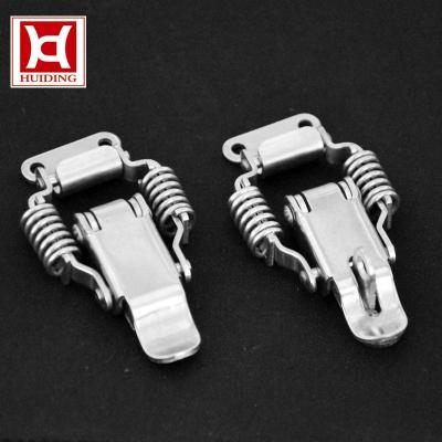 China Equipment Stainless Steel Self Locked Toggle Latch Spring Latch Suction Latch Tether Small Size for sale