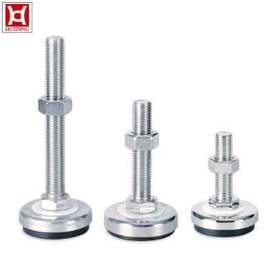 China Heavy Duty Furniture Machine Adjustable Metal Adjust Square M8 Thread Feet for sale