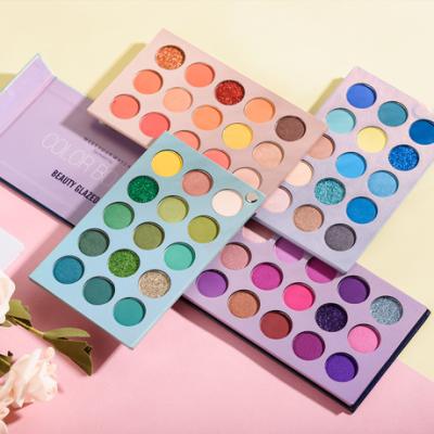 China Waterproof Beauty Glazed New Style 4 60 Colors In 1 Beautiful Fresible High Pigmented Eyeshadow Palette for sale