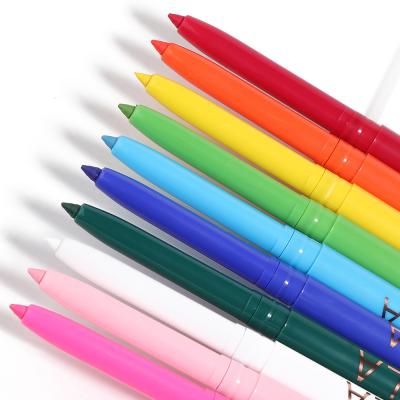 China Private Label Waterproof Colored Eye Liner Pencil Waterproof Pencil Colored Pencil Eyeliner Set Ready Stock for sale