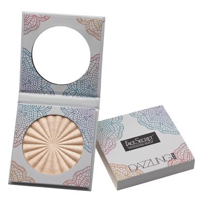 China Private Label Waterproof Highlighter Bar Custom Hot Sales Glitter Natural 3D Makeup Palette Highlighter Bar Cutout for sale