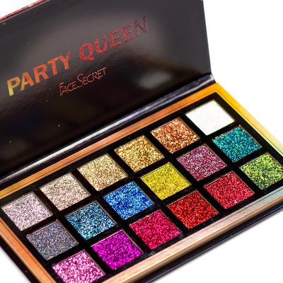 China Waterproof Custom Your Own Brand 18 Color Eyeshadow Palette Dye Shimmer Private Label Eyeshadow Top for sale