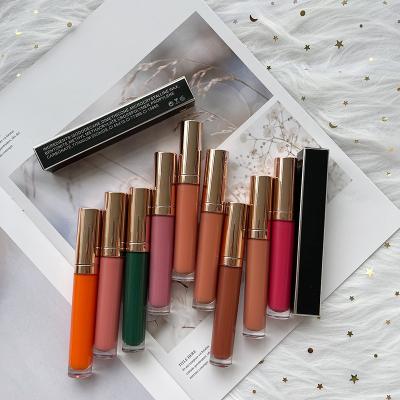 China Custom Made High Quality Waterproof Liquid Lipstick Matte Private Label Creamy Lip Gloss for sale