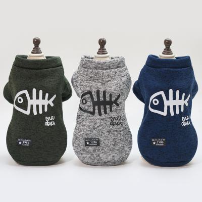 China Viable Two-legged Autumn Winner Casual Clothes Soft Dog T-shirt for Chiwawa Pug Dogs Small Mid Sizes Warm Coat Sweatshirts for sale