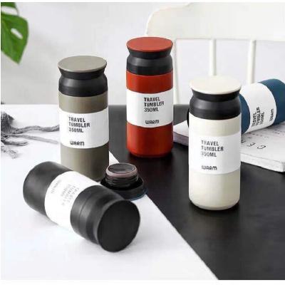 China 350ml/500ml vacuum flask BPA free shareable bottle stainless steel stocked promotional water bottle double for sale