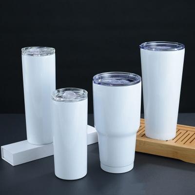 China Double Stocked Wall Stainless Steel Tumbler 20oz / 30oz Sublimation Blanks Tumbler Mugs for sale