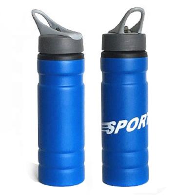 China Morden Luxury Wholesale Aluminum Water Bottle Custom Logo Aluminum Bottle Straw With Handle Gym 500ml/750ml Bottle for sale