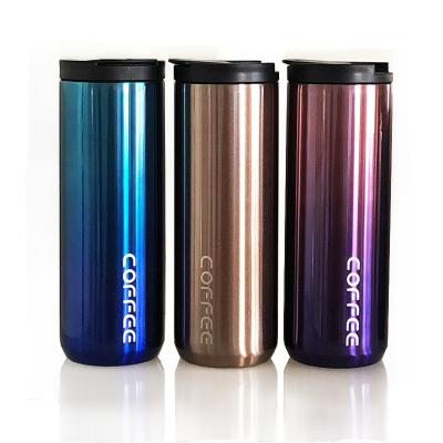 China 2021 Portable Automatic Travel Tumbler Stainless Steel Success Cup Car Cup Coffee Mug Wine Cup for sale