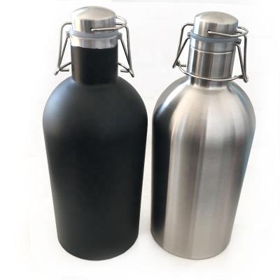 China Customized 64oz Beer Shaker Over Swing Logo PORTABLE Double Wall Insulation Stainless Steel Double Top for sale