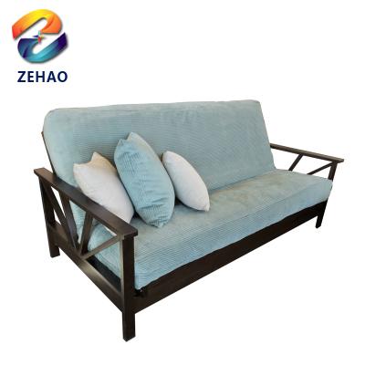 China Cheap Foldable Living Room Lounge Sofa Chair Single And Double Fold Sofa Bed for sale