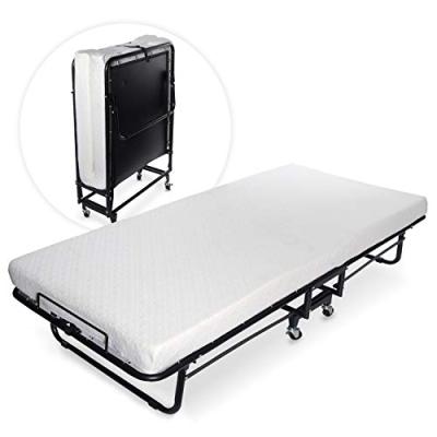 China New design foldable bedroom used luxury bed foldable floding rollaway foldable bed for sale