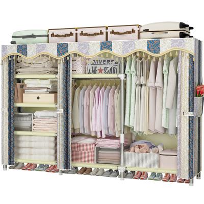 China Foldable Dressers Assemble Modern Closet Nonwoven Folding Wardrobe for sale