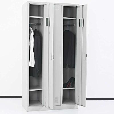 China Detachable (Height) Adjustable Steel Wardrobe With 10 Year Warranty Living Room Cabinet Locker Metal for sale