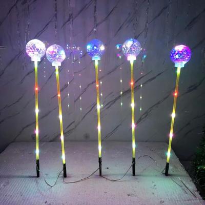 China Bedroom/Living Room/Wardrobe/Bar Led Ground Light Xmas Luminous Copper Wire Ball Landscape Park Street Decoration Outdoor Ground Lighting for sale